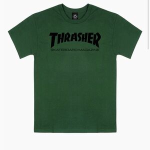 Thrasher Men's Green T-Shirt